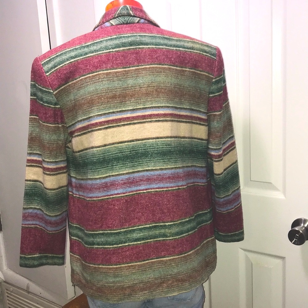 VINTAGE David Paul Southwestern BOHO BLAZER - Picture 5 of 7